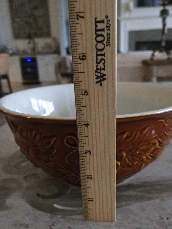 Williams Sonoma Embossed High Quality Stoneware Serving Bowl