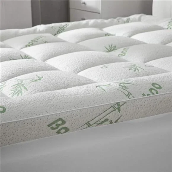 Cooling Mattress Topper - King Size | Plush Pad Mattress Topper for Back Pain