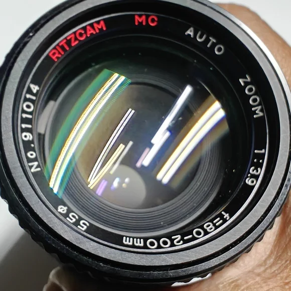 Black Auto Zoom Lens