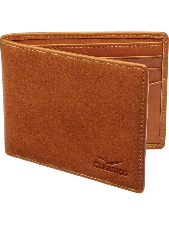 Men's California Dessert Bifold Wallet 9 Total Card Slots Dry Cloth Clean