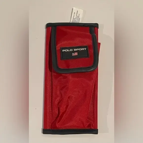 Vintage 90s Polo Sport Ralph Lauren Wallet Long‎ Trifold Pocketbook RARE