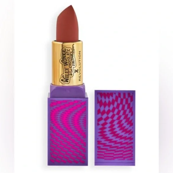 New Willy Wonka and The Chocolate Factory Lipstick In Box
