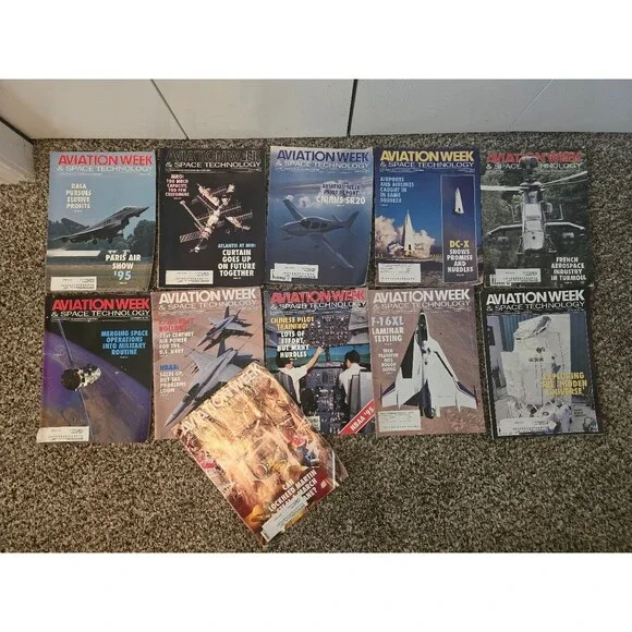 Aviation Week & Space Technology VIntage Magazines 1995 (11)