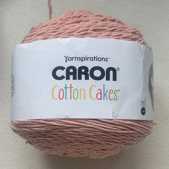 Caron Cotton Cakes Yarn in Coral