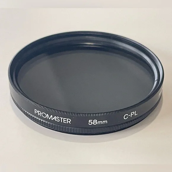 NEW PROMASTER 58mm CIRCULAR POLARIZING FILTER