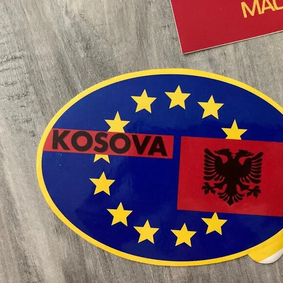RARE VINTAGE Kosova (Kosovo) Car Sticker
