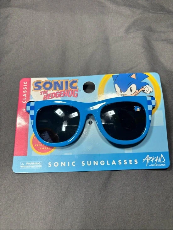 New Sonic the Hedgehog Kids Blue Sunglasses by Arkaid