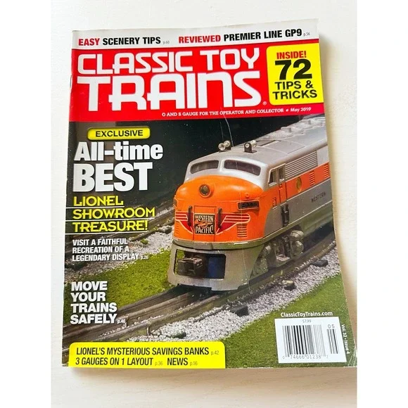 Classic Toy Trains Magazine O & S Gauge May 2019 Volume 32 Issue 4