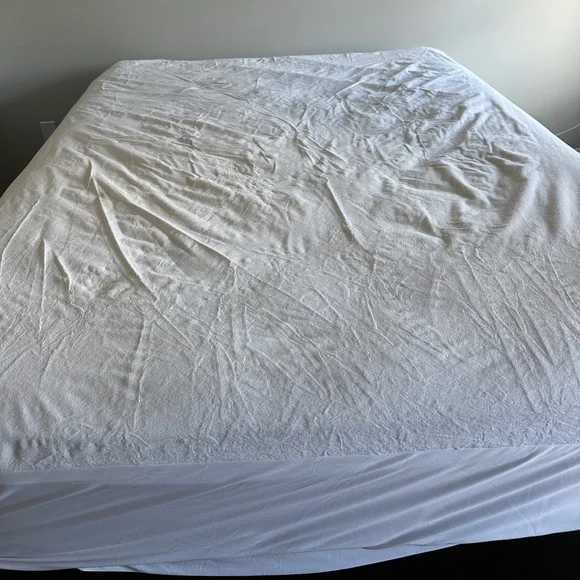 Waterproof Mattress Pad Protector Terry Cotton Hypoallergenic Queen
