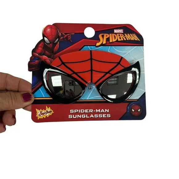Marvel Spider-Man Boys Red Wrap Sunglasses UV400 Protection