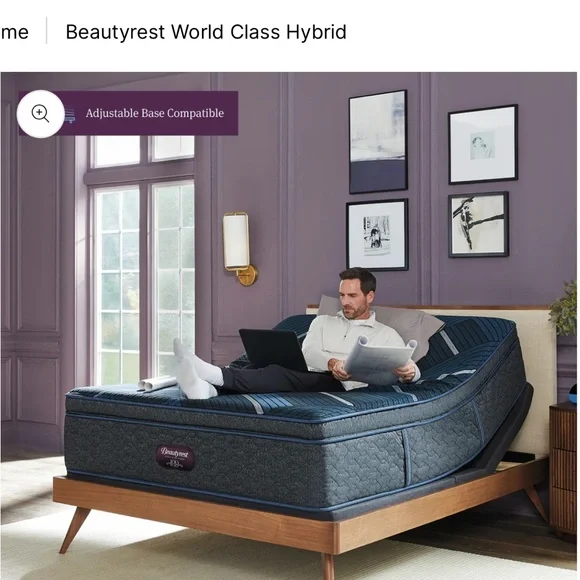 Blue Mattress Cover with Premium Comfort and Modern Design