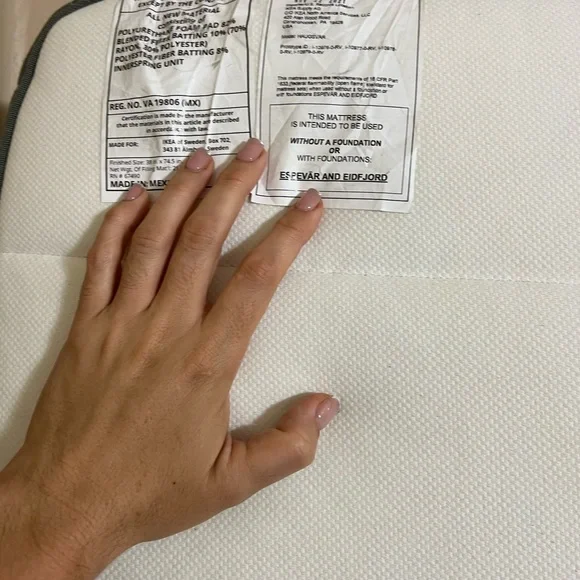 IKEA White Mattress Cover for Ultimate Comfort