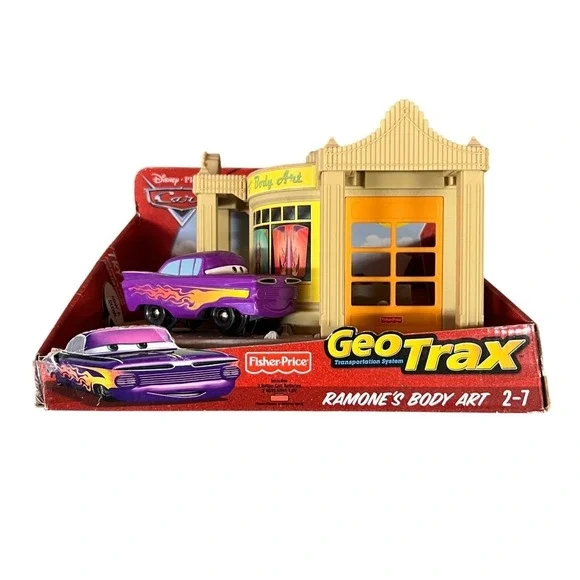 GeoTrax Ramones Body Art Playset Pixar Cars