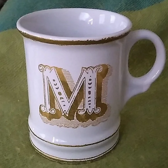 Williams Sonoma [M] Monogram Coffee Mug