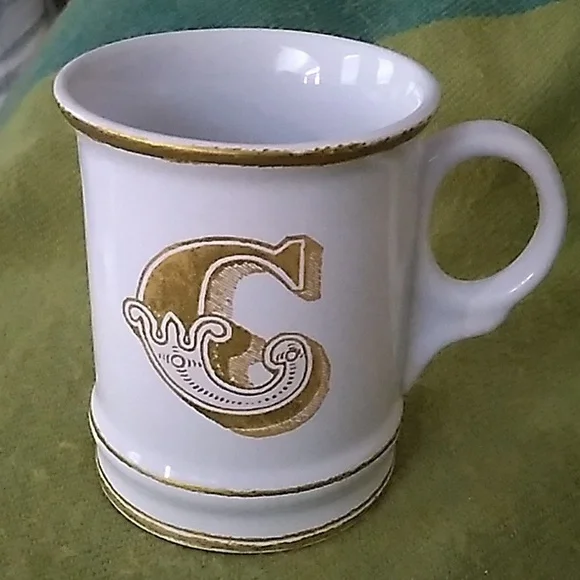 Williams Sonoma [C] Monogram Coffee Mug