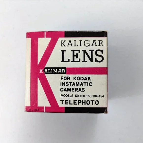 Vintage Kaligar Telephoto Lens For Kodak Instamatic Cameras Model 50 100 150