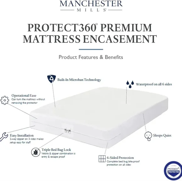 COPY - Manchester Mills Queen Mattress Encasement