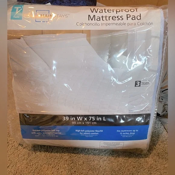 Waterproof mattress pad (twin)