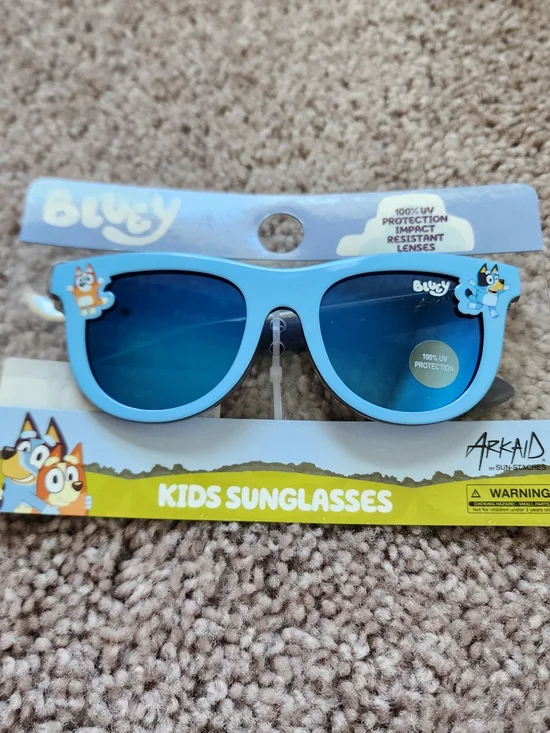 Lucy Light Blue Kids Sunglasses with Blue Lenses