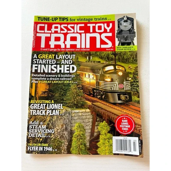 Classic Toy Train Magazine O & S Gauge 2016 Volume 29 Issue 3