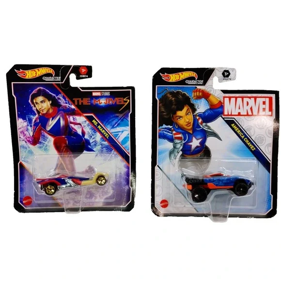Hot Wheels Ms. Marvel America Chavez Marvels Character Cars Marvel Studios