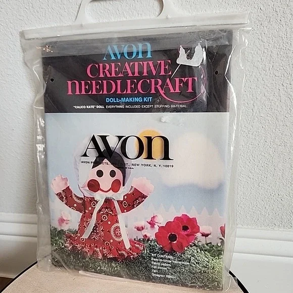 Vintage Avon Calico Kate Doll Making Craft Kit 1973‎ Creative Needlecraft New