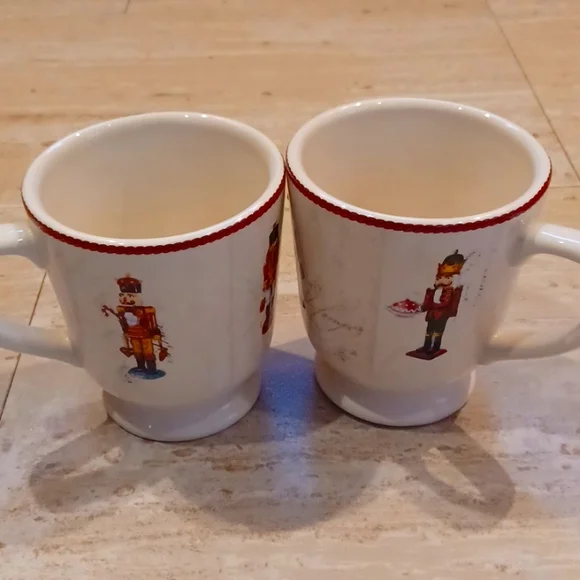 Williams-Sonoma Set of 2 Nutcracker Mugs