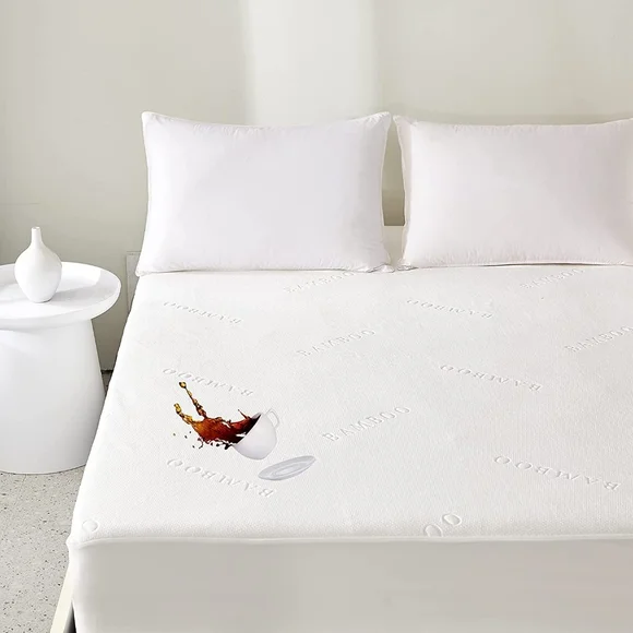 New! Bamboo Mattress Waterproof Protector Twin with Deep Pockets