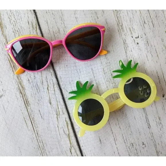 2 pairs of girls sunglasses, new, size 3+
