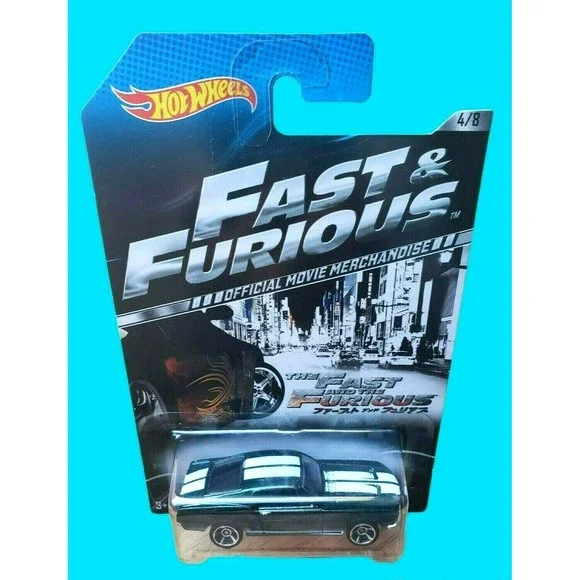 FAST & FURIOUS Hot Wheels '67 FORD MUSTANG 4/8 TOKYO DRIFT 2013 Dark Green