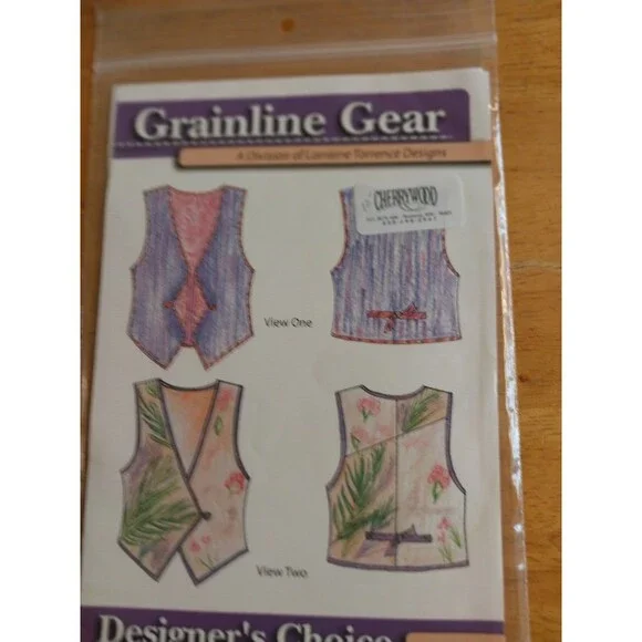 Grainline Gear Vest Pattern Lorraine Torrence Design