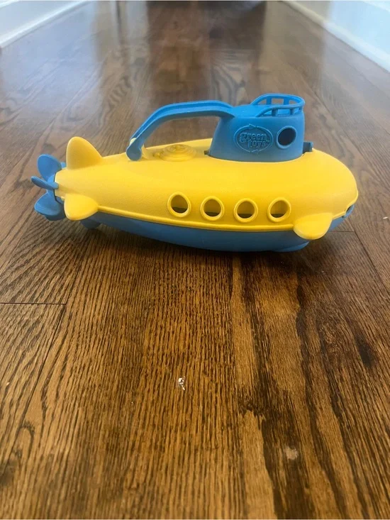 Green Toys Yellow & Blue Submarine Toy