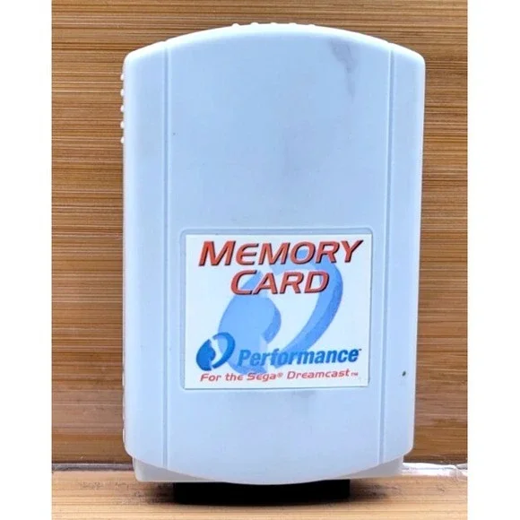 Sega Dreamcast Performance Memory‎ Card P-20-316E TESTED & WORKS