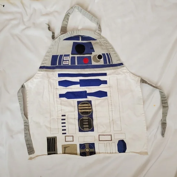 Williams Sonoma x Disney‎ Star Wars R2D2 Kitchen Apron Cotton Unisex Child Kid