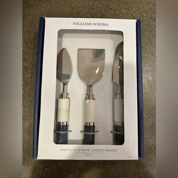 Williams Sonoma Nautical Cheese Knives set