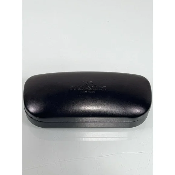 Coach Eyeglass Case Black Hard Shell Sunglasses Holder New York