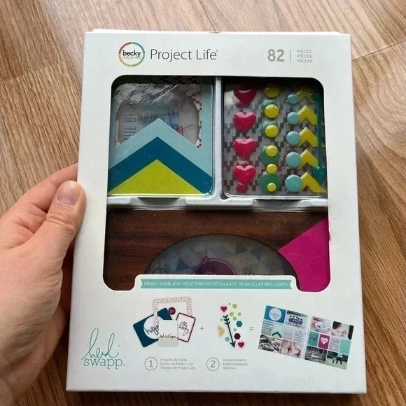 Becky Higgins Card Making Kit NEW Craft Bright Overlays Project Life