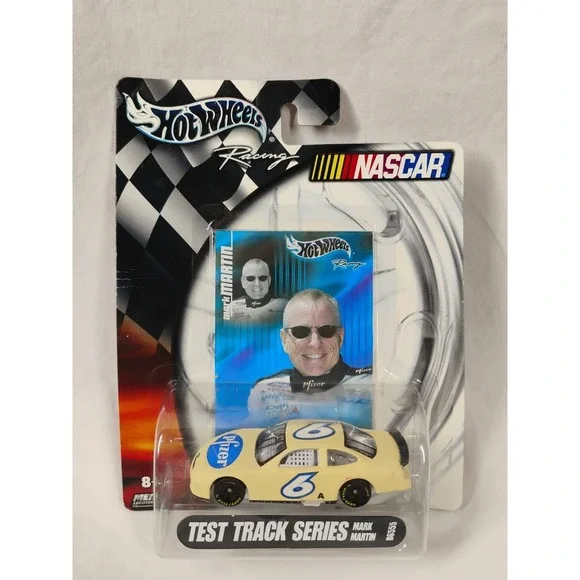 2003 Hot Wheels Racing Mark Martin #6 Test Track Series NASCAR‎ 1:64 Pfizer Car