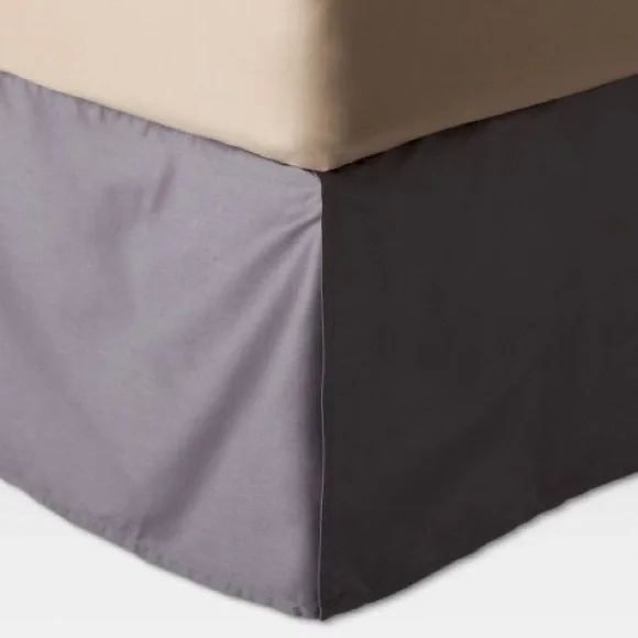 Threshold™ California King Wrinkle-Resistant Bed Skirt - Radiant Gray Cal King