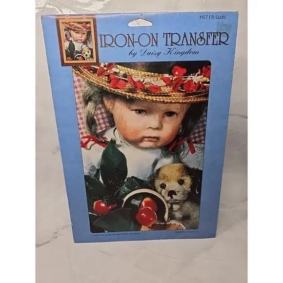 1992 Daisy Kingdom Iron-On Transfer 6715 Gabi