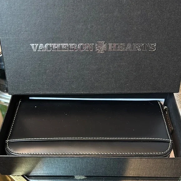 Vacheron Hearts Black Wallet. New with box