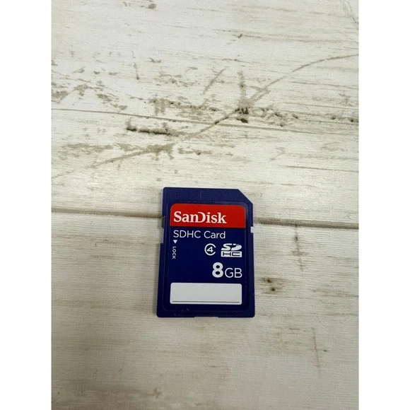SanDisk 8GB SDHC Memory Card Class 4 Blue SDSDB-008G-B35 Flash Memory Card