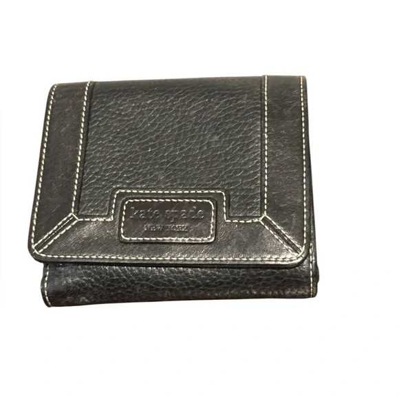 Kate Spade black Andover Posey Leather Wallet‎