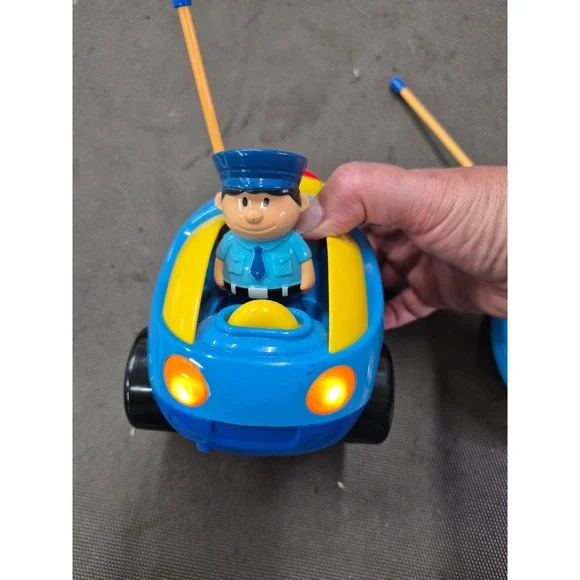 Radio Control Police Car Toy Lights Sounds Kid‎ Play