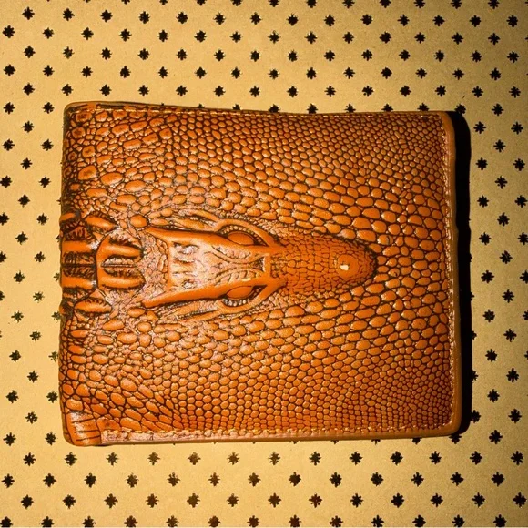 🆕 NEW Men's Brown Textured Wallet