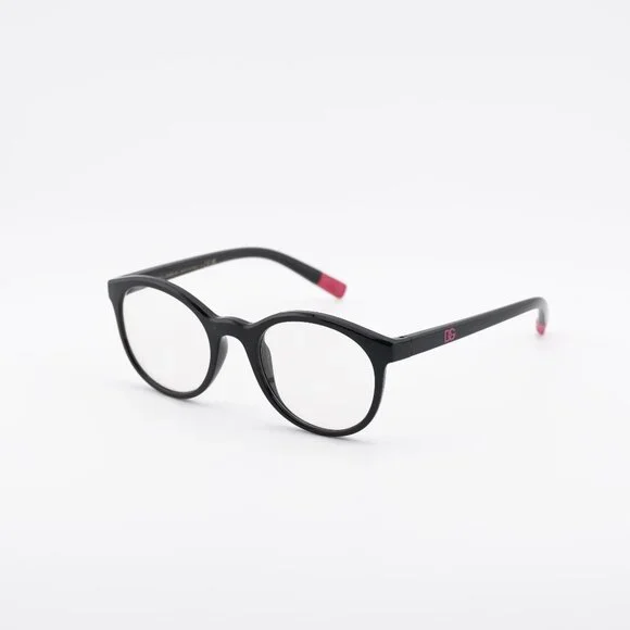 Dolce & Gabbana Kids DX5095 501 Eyeglasses Round Black 46mm Frame