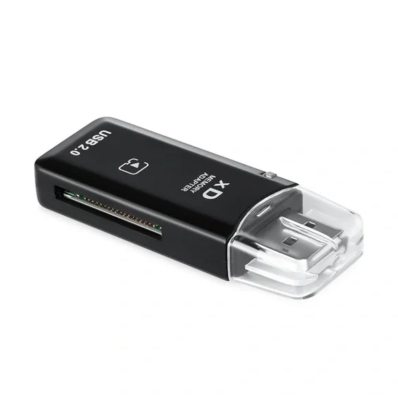 eTECH Black USB 2.0 XD Card Reader