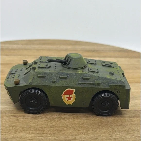Arsenal BRDM-2 Toy Armored Car Kids 4.5in Green Good Vintage USSR Soviet Boxed