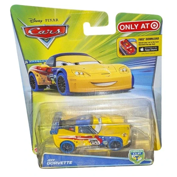 Disney Pixar Cars Jeff Gorvette Carnival Cup T-ROC Target Exclusive Mattel DJV04