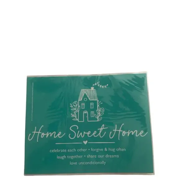 NWT Home Sweet Home Chalk Couture 8.5 x‎ 11 Reusable Transfer